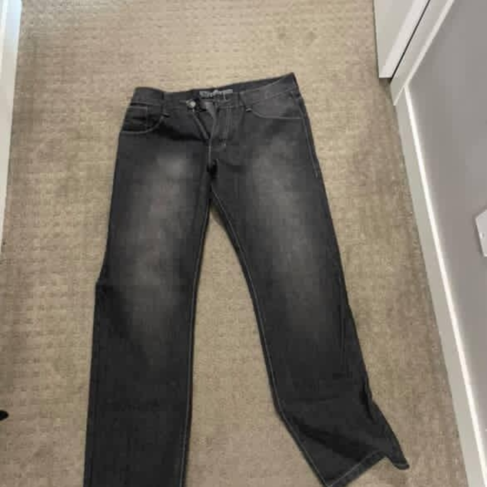 Collection B Black Straight Jeans Classic Style